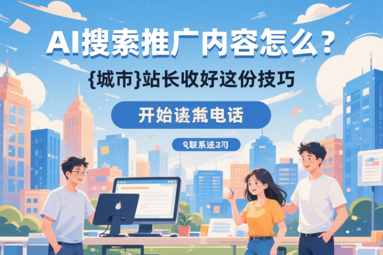 AI搜索推广内容怎么写？阳江站长收好这份技巧