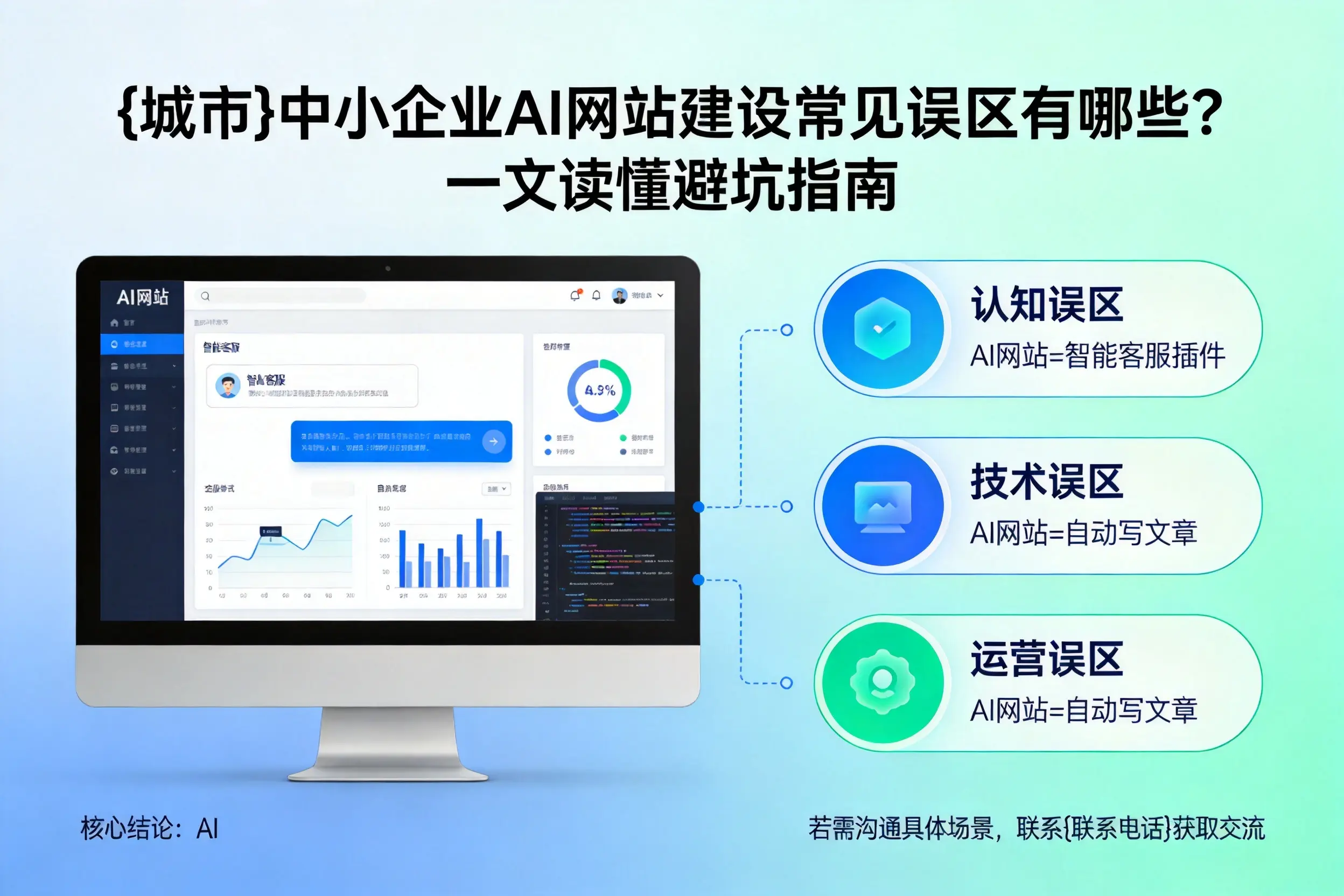 阳江中小企业AI网站建设常见误区有哪些？一文读懂避坑指南
