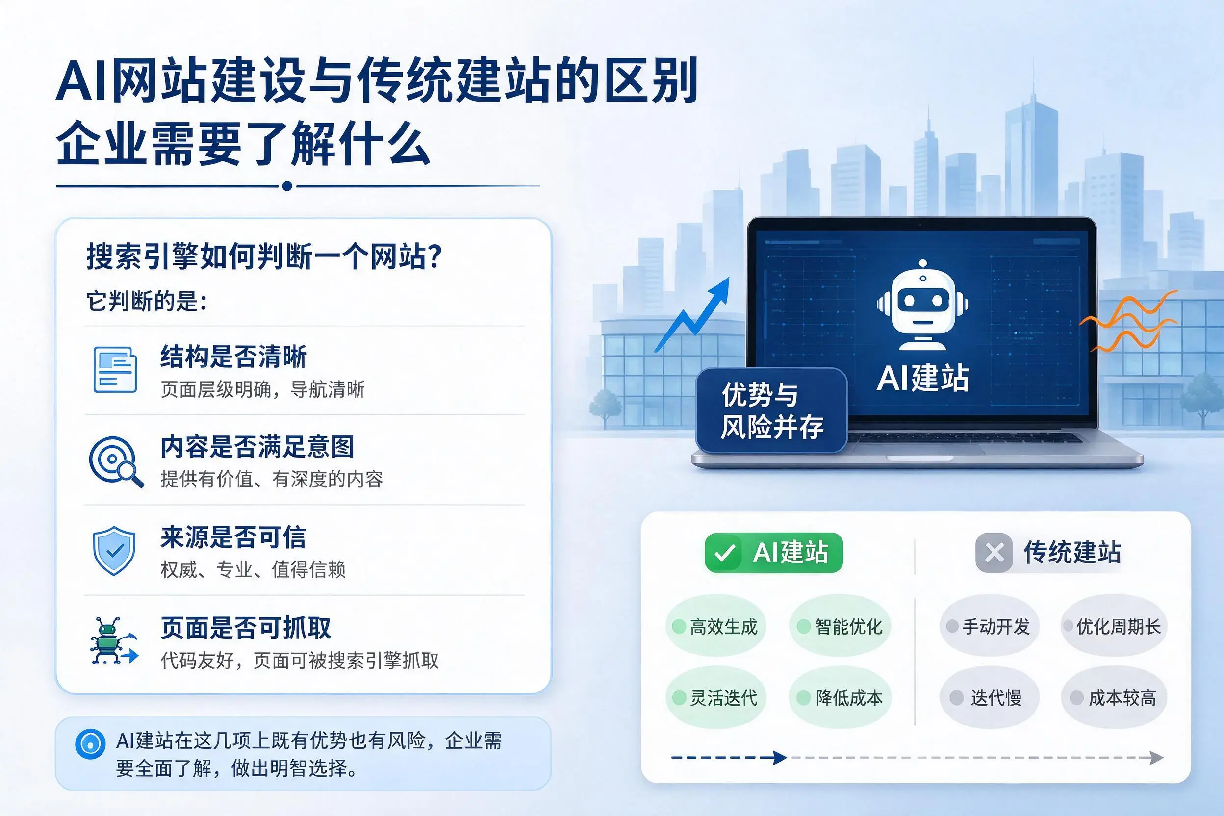 AI网站建设与传统建站的区别,阳江企业需要了解什么