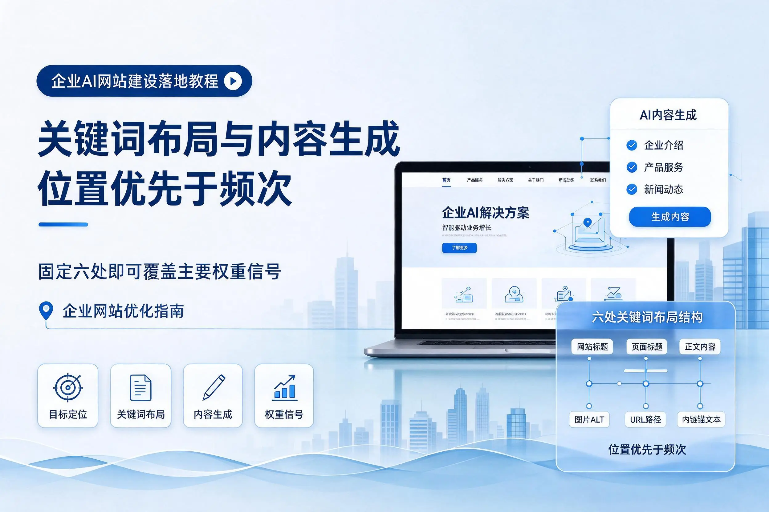 阳江企业AI网站建设落地教程：关键词布局与内容生成